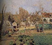 Camille Pissarro Loose multi-tile this Ahe rice Tash s vegetable garden France oil painting artist